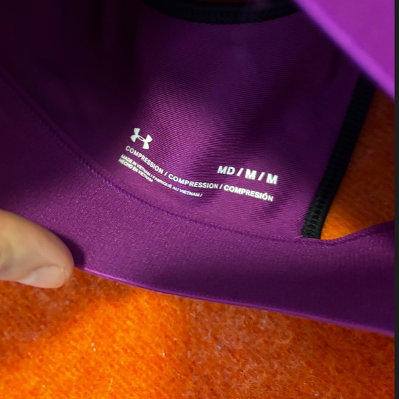 Under Armour crimson criss-cross straps bralette sports bra NWT - Picture 8 of 10